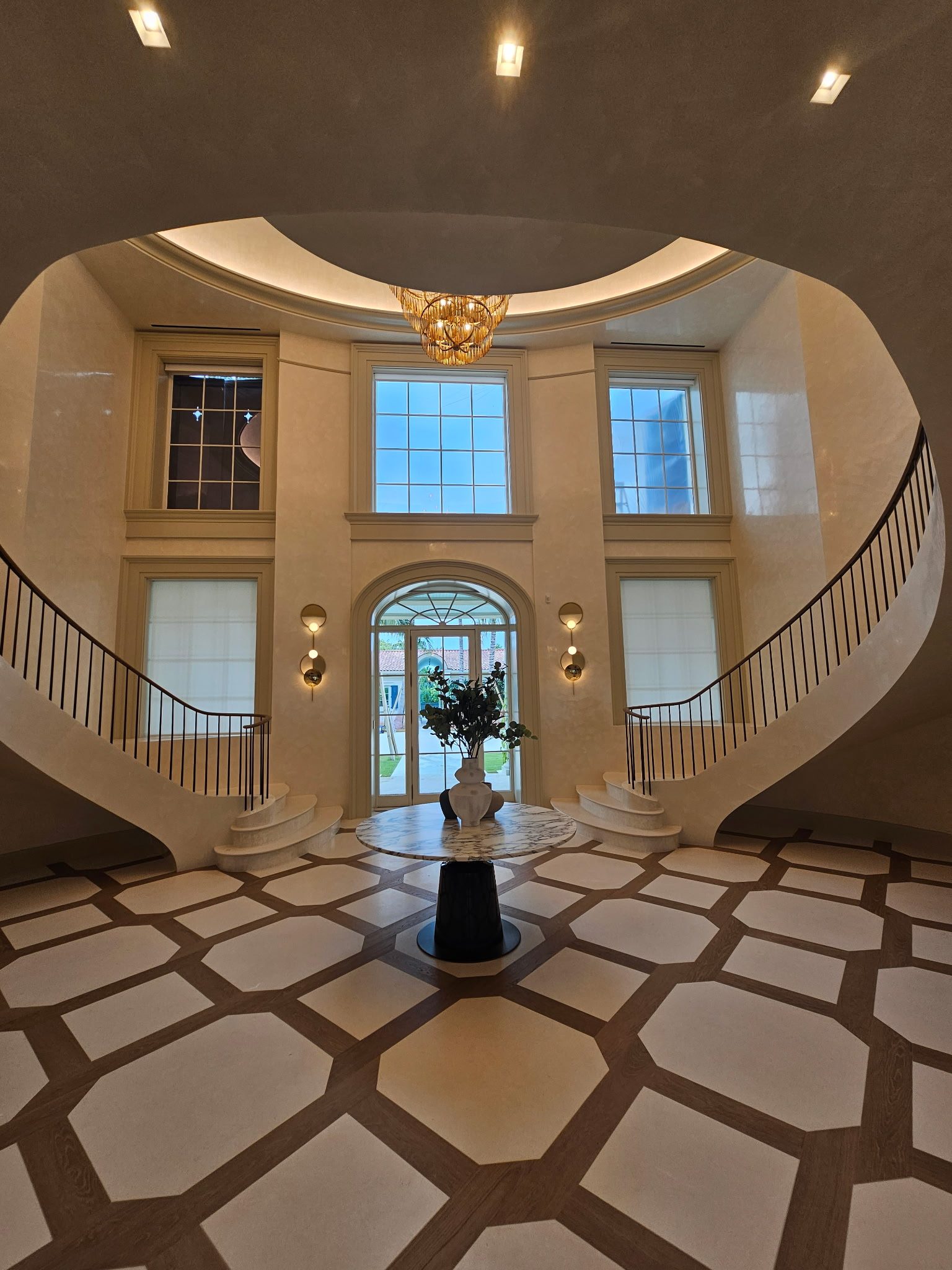 Precision dome framing layout by King General Construction