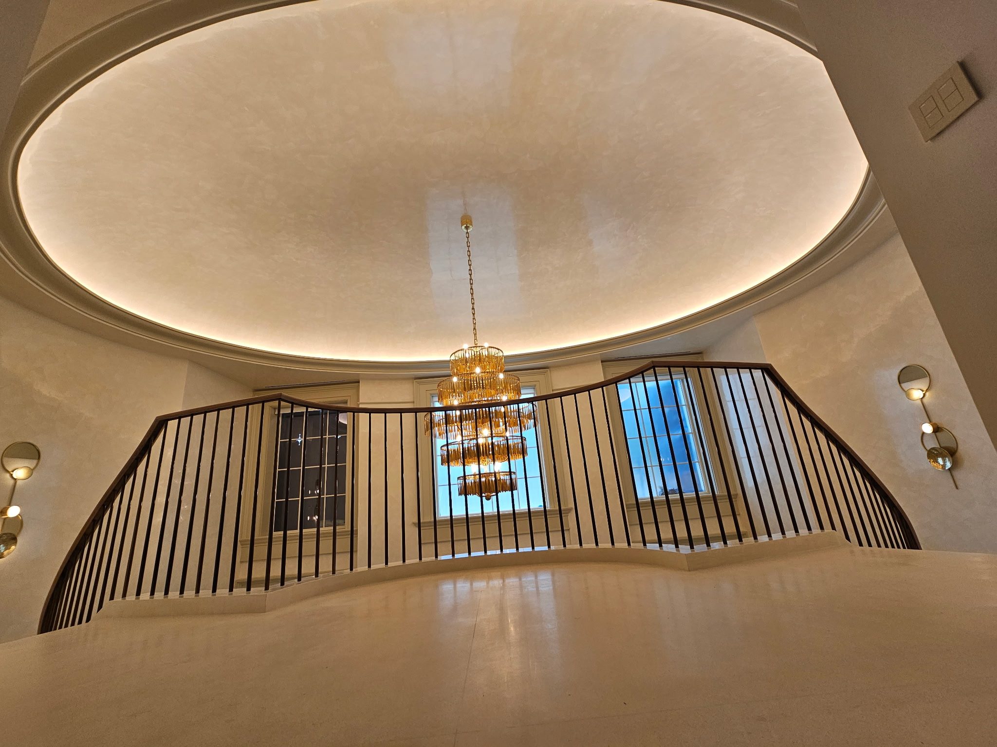 Finished custom interior by King General Construction